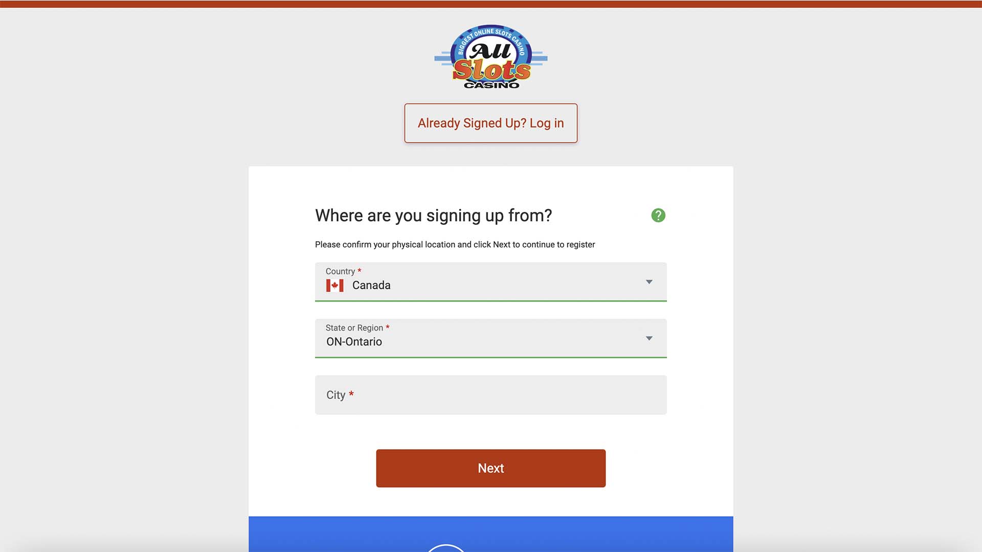 All Slots Casino Registration All Slots Casino Registration