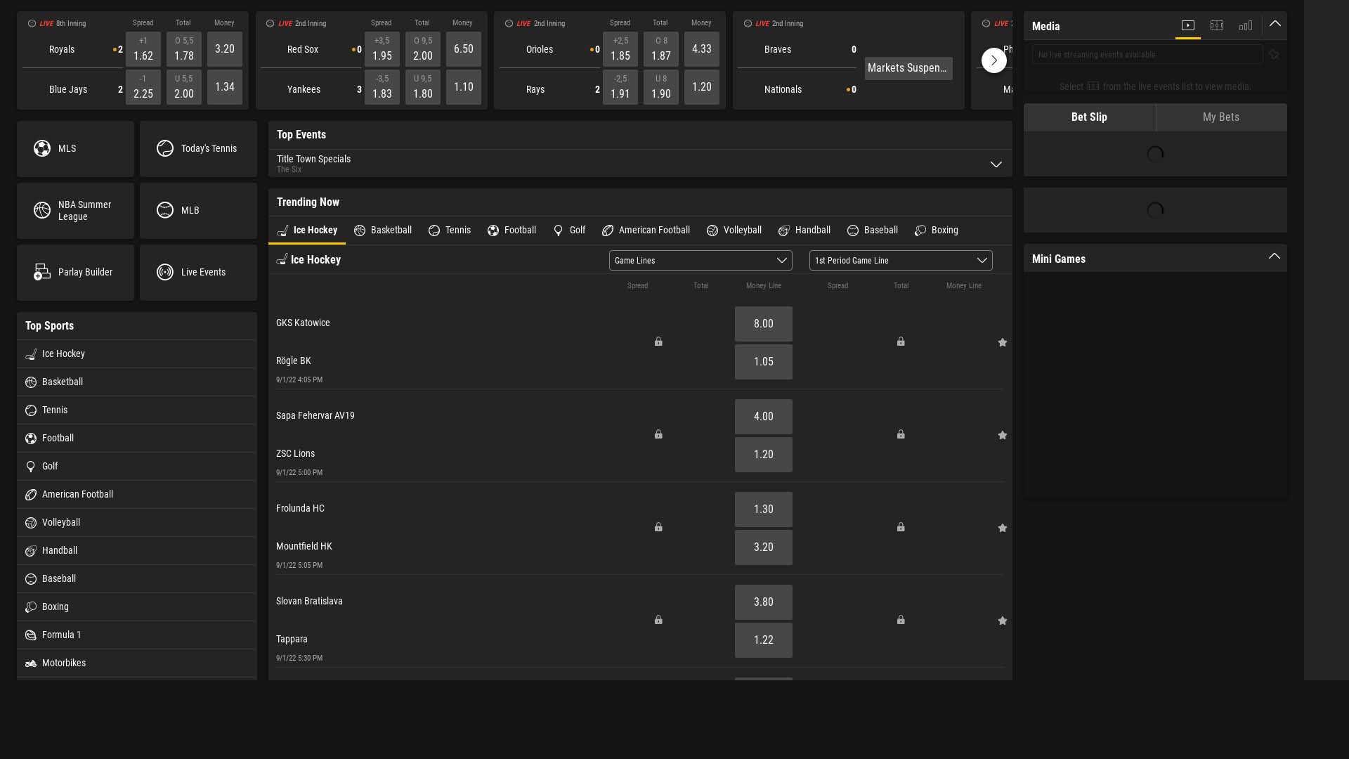 Screenshot of bwin Casino taken in 2025 Screenshot of bwin Casino taken in 2025