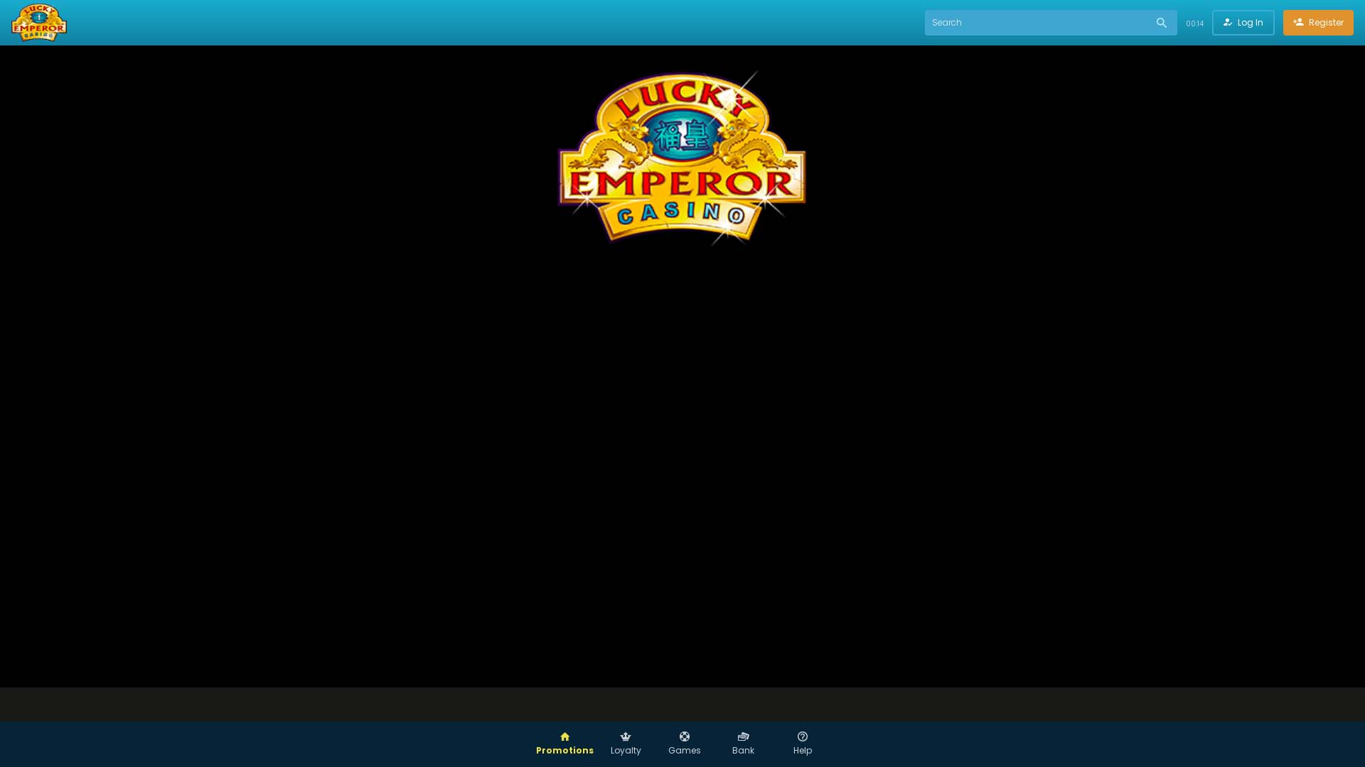 Screenshot of Lucky Emperor Casino taken in 2025
