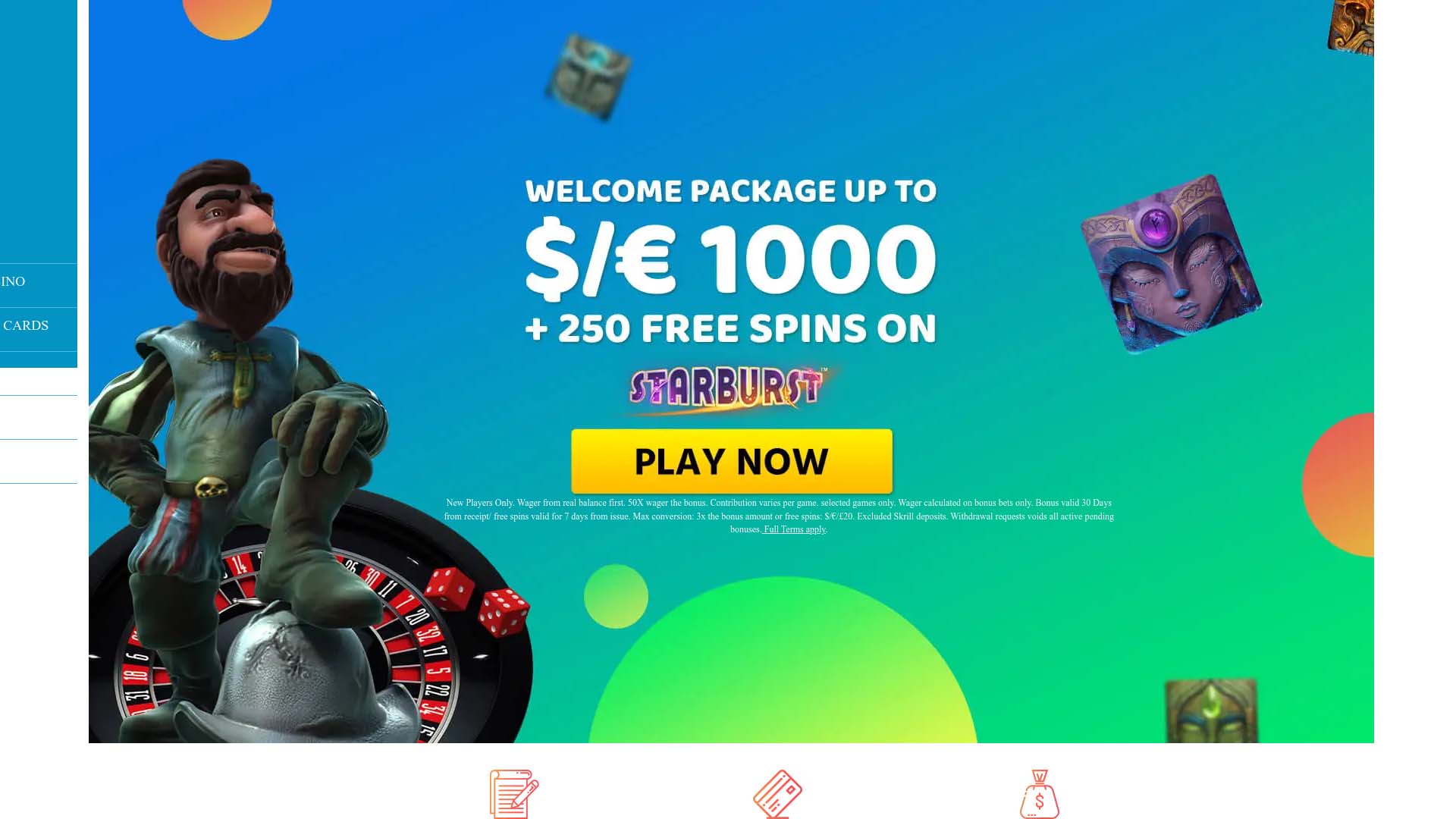 Screenshot of Monster Casino taken in 2025