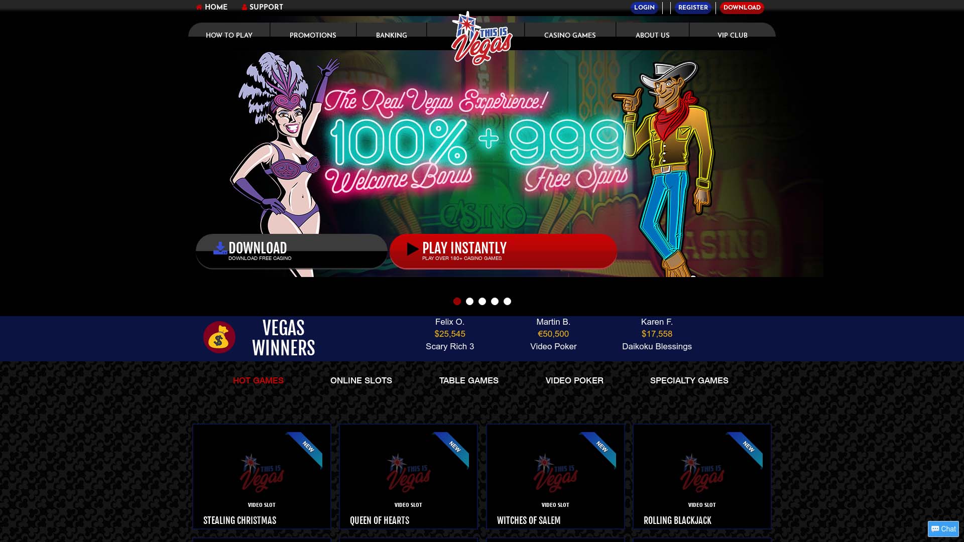 Screenshot of This is Vegas Casino taken in 2025