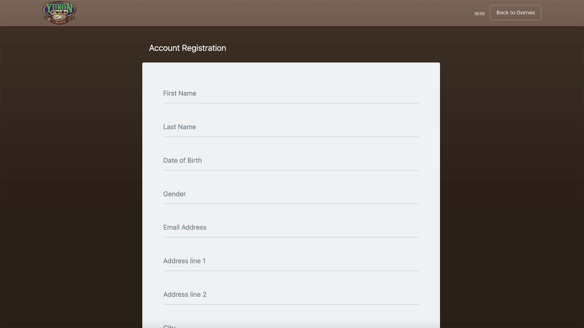 Yukon Gold Registration