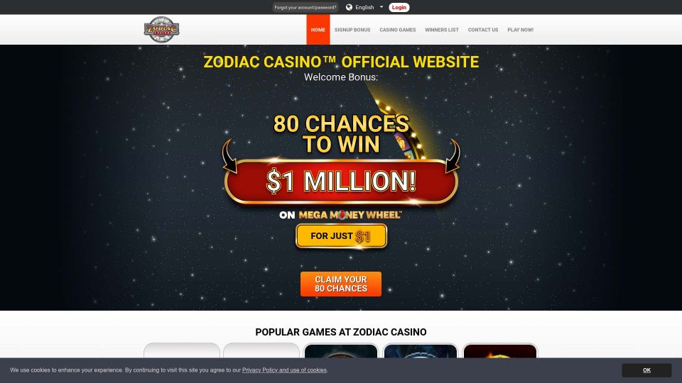 Zodiac Casino Login Play With CA, Interac & Foxium (2022)